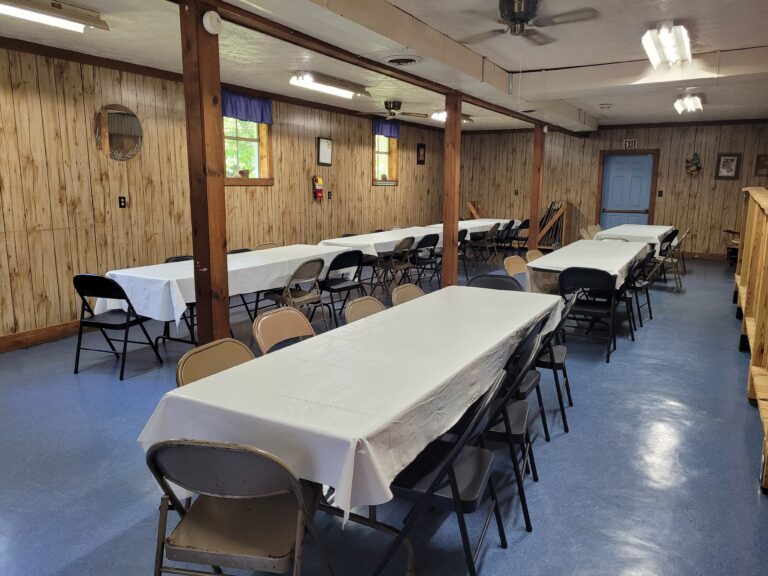 Large meeting room from ramp